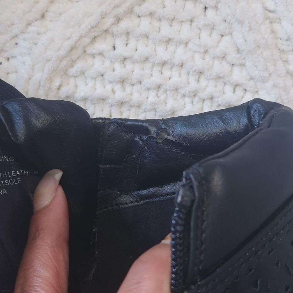 NEW Steve Madden Eiris Black Mid Top Tennis Shoes Size 8.5 - Picture 3 of 5